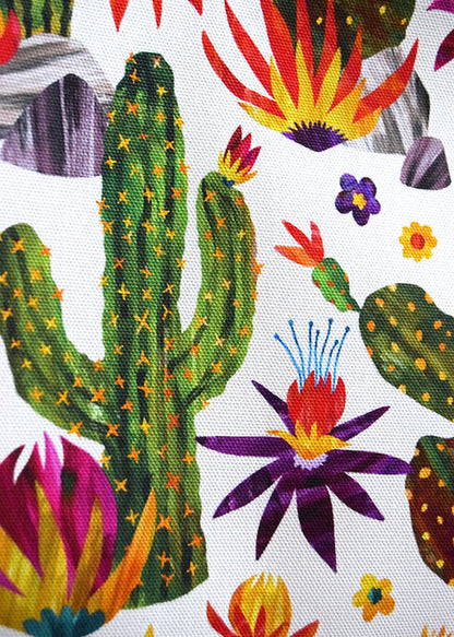 Freya Snow Desert Cactus Cotton Apron