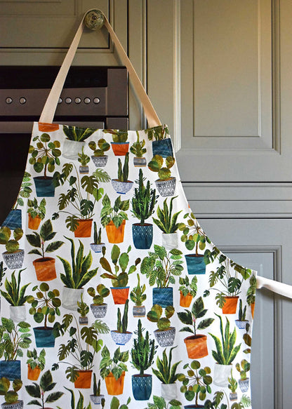 Freya Snow Houseplants Cotton Apron