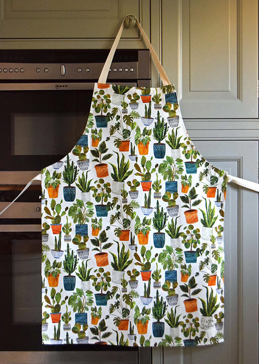 Freya Snow Houseplants Cotton Apron