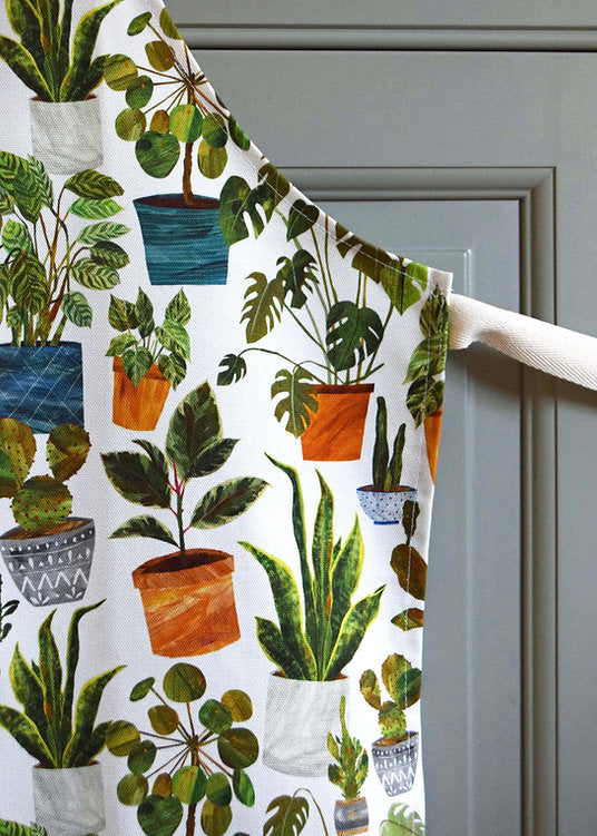 Freya Snow Houseplants Cotton Apron