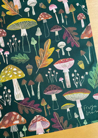 Freya Snow Mushrooms Tea Towel