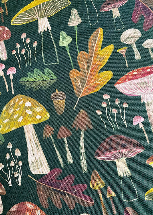 Freya Snow Mushrooms Tea Towel