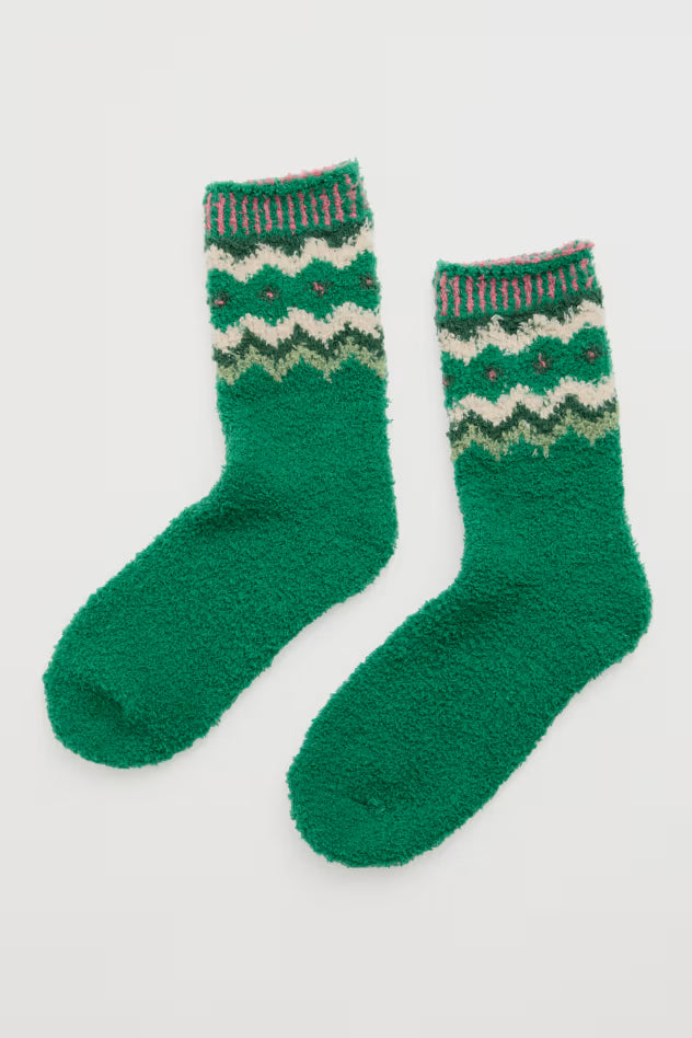 Seasalt Women's Short Fluffies Socks Gladdy Glade