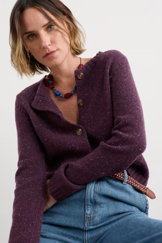 Seasalt Dawson Pick Cardigan Grape