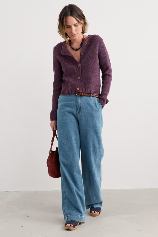Seasalt Dawson Pick Cardigan Grape