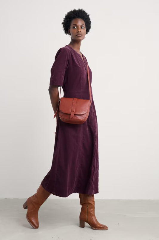 Seasalt Wightwick Midi Dress Dark Hellebore Womens Dress Seasalt clothing