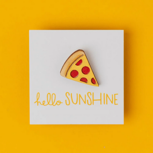 Hello Sunshine Pizza Lapel Pin