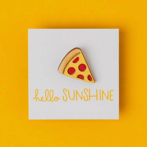 Hello Sunshine Pizza Lapel Pin