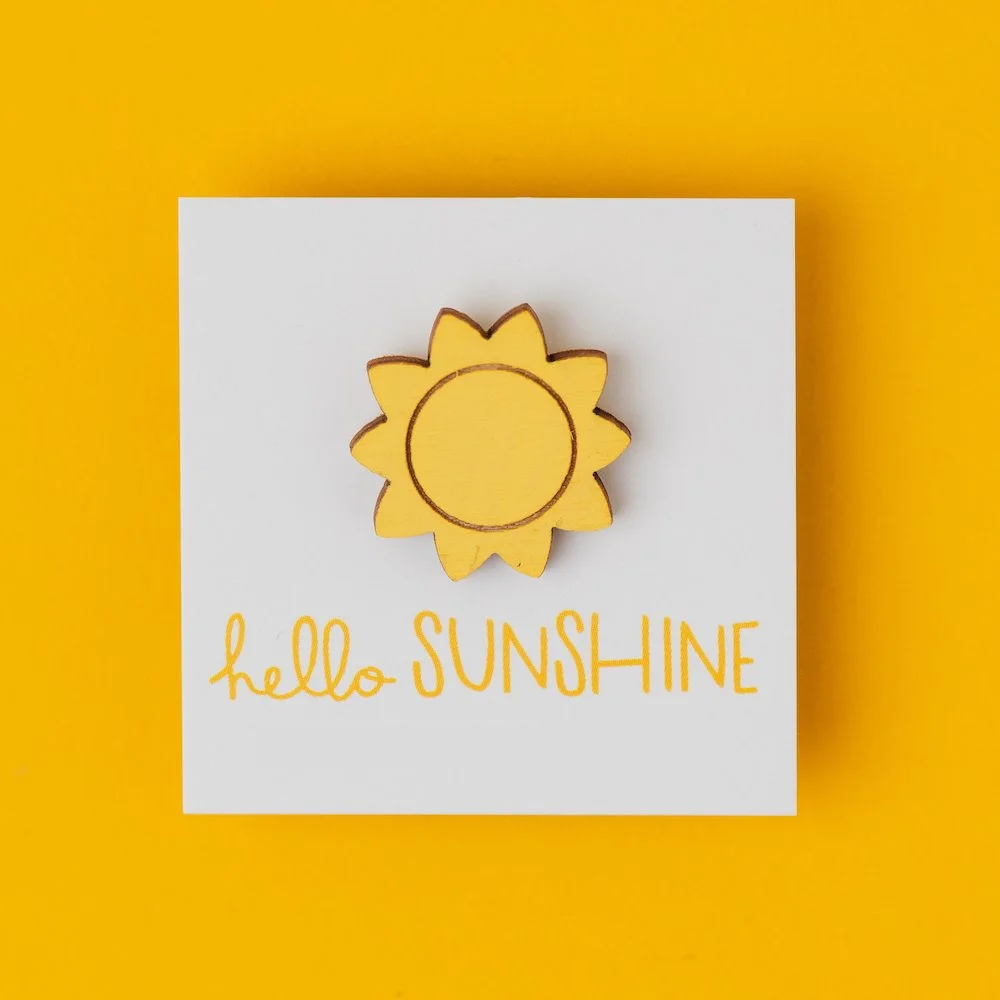 Hello Sunshine Sunshine Lapel Pin