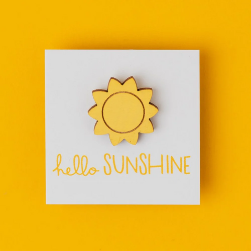 Hello Sunshine Sunshine Lapel Pin