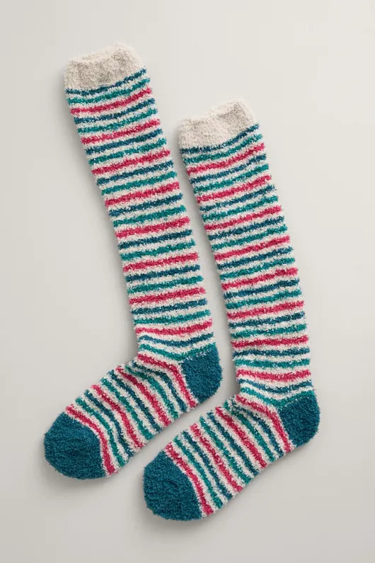 Womens Socks Seasalt Socks Seasalt Women's Long Fluffies Socks Hew Seaway Mix