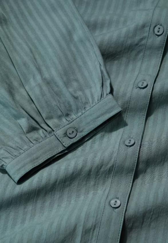 Seasalt Hope Cottage Organic Cotton Check Blouse Cliff