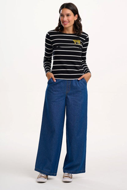 Sugarhill Brighton Immy Trousers Deep Blue Denim