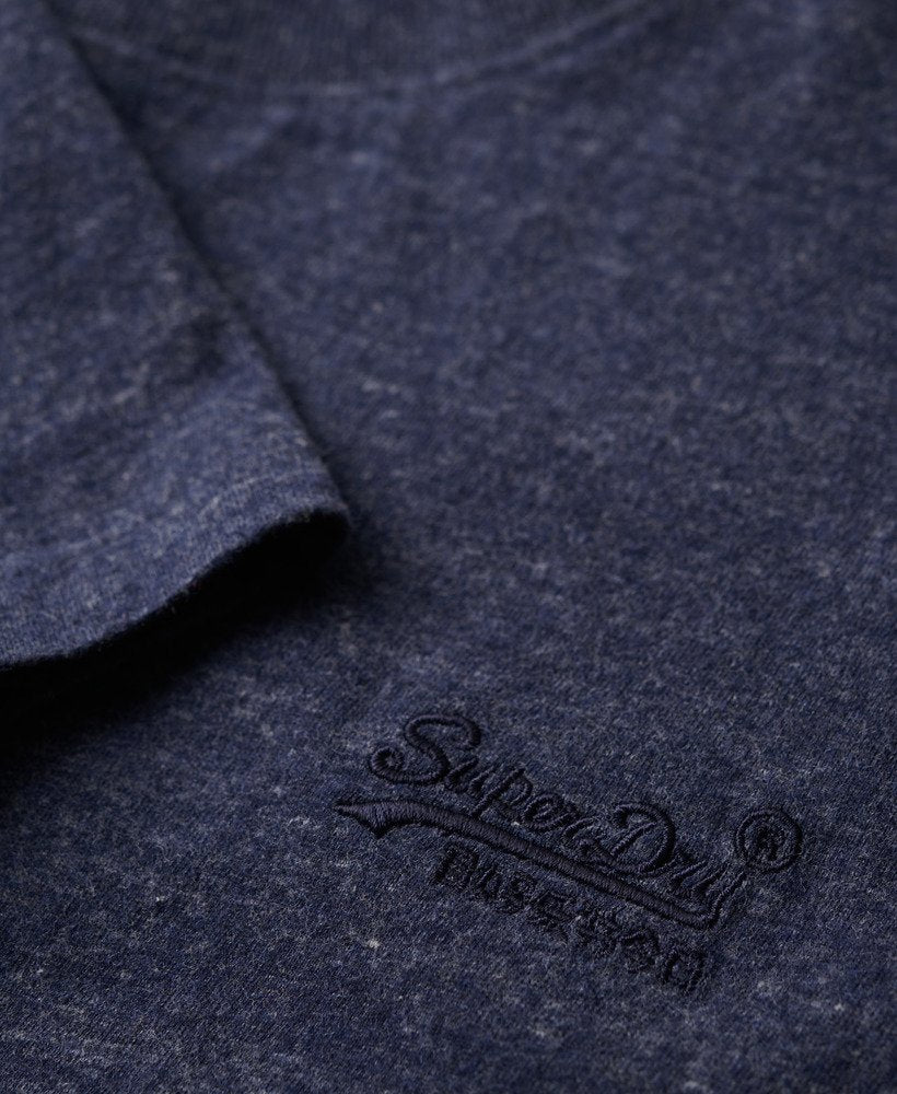 Superdry Organic Cotton Essential Logo T-Shirt Dark Indigo Blue Marl