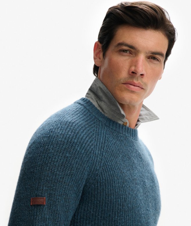 Superdry Chunky Raglan Jumper Ink