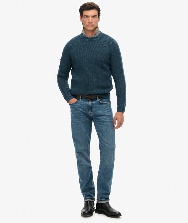 Superdry Chunky Raglan Jumper Ink