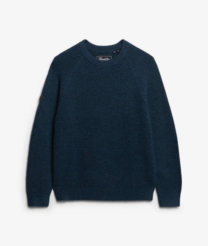Superdry Chunky Raglan Jumper Ink