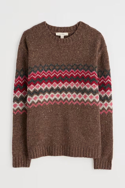 Seasalt Golden Light Jumper Sonata Gully Red Sail Mix