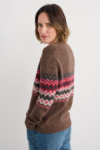 Seasalt Golden Light Jumper Sonata Gully Red Sail Mix