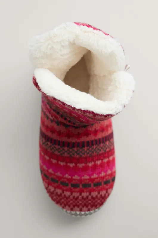 Seasalt Snooze Slipper Booties Star Jasmine Carmine A Brilliant