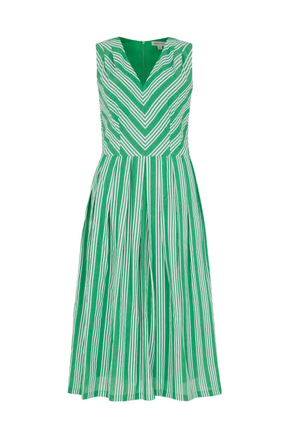 Emily and Fin Josie Beachcomber Stripe Green Dress