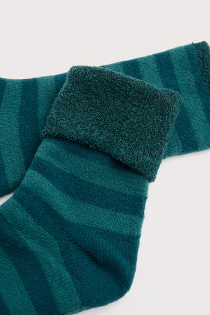 Seasalt Men's Cabin Socks Mini Cornish Dark Lake