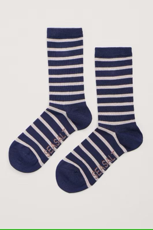 Seasalt Women's Sailor Socks Breton Magpie