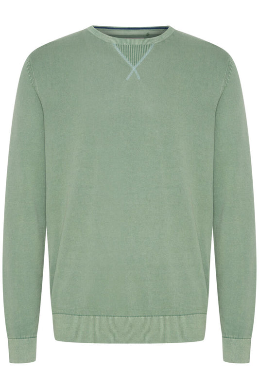Mens Sweater Blend Pullover Blend Pullover Malachite Green Smart Casual Pullover from Blend.