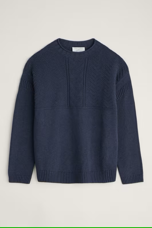 Seasalt Men's Forestay Knitted Jumper Maritime