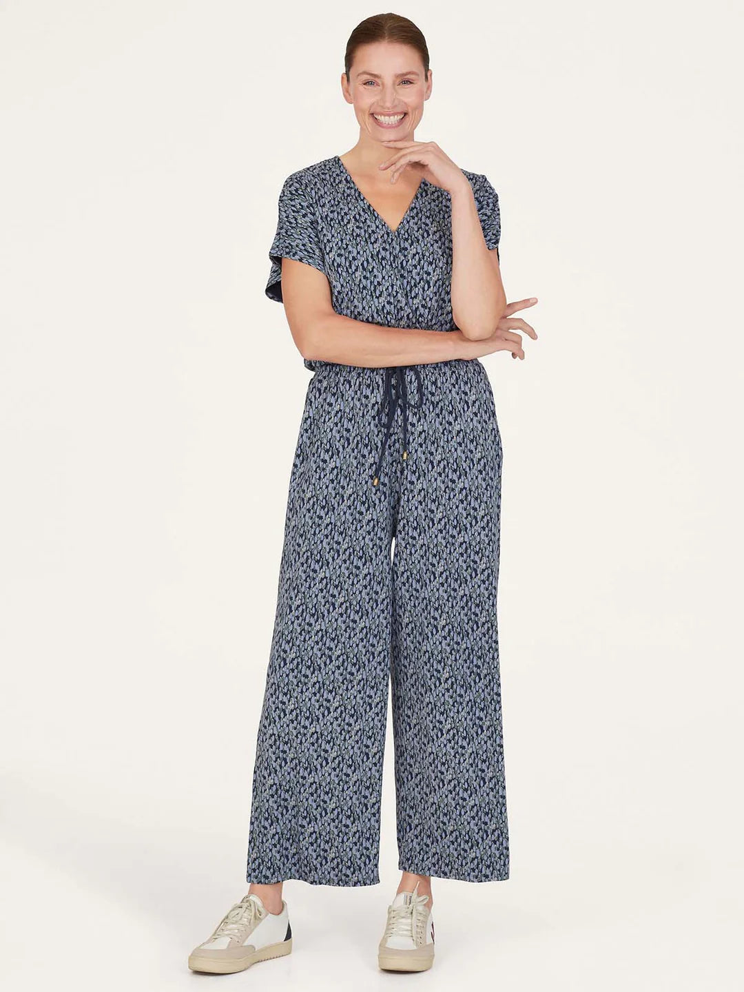 Thought Marlee Lenzing™ EcoVero™ Printed Wrap Jumpsuit