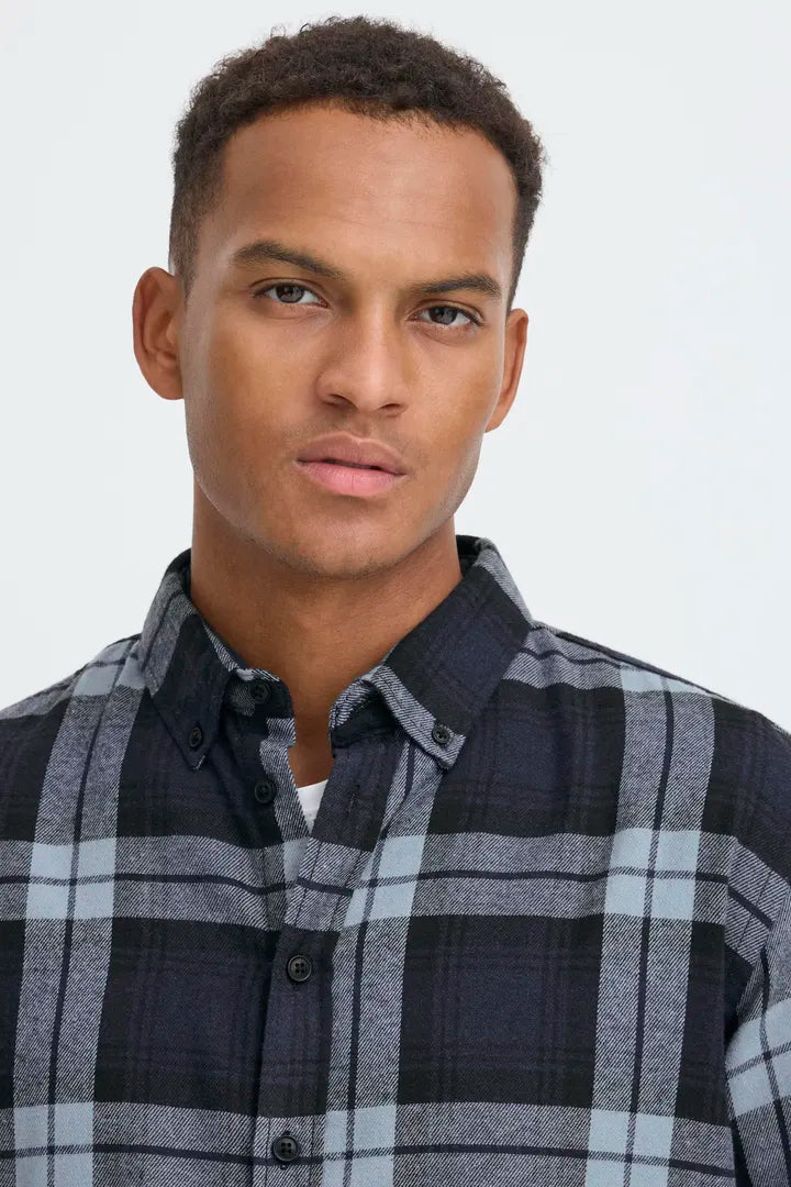 Blend Long Sleeved Checked Shirt Asmus Salute