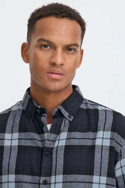 Blend Long Sleeved Checked Shirt Asmus Salute