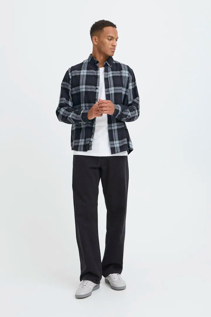 Blend Long Sleeved Checked Shirt Asmus Salute