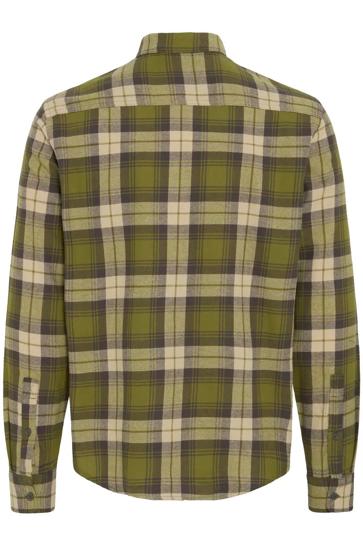 Blend Long Sleeved Checked Shirt Asmus Mayfly