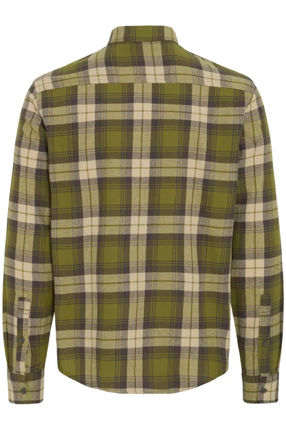 Blend Long Sleeved Checked Shirt Asmus Mayfly
