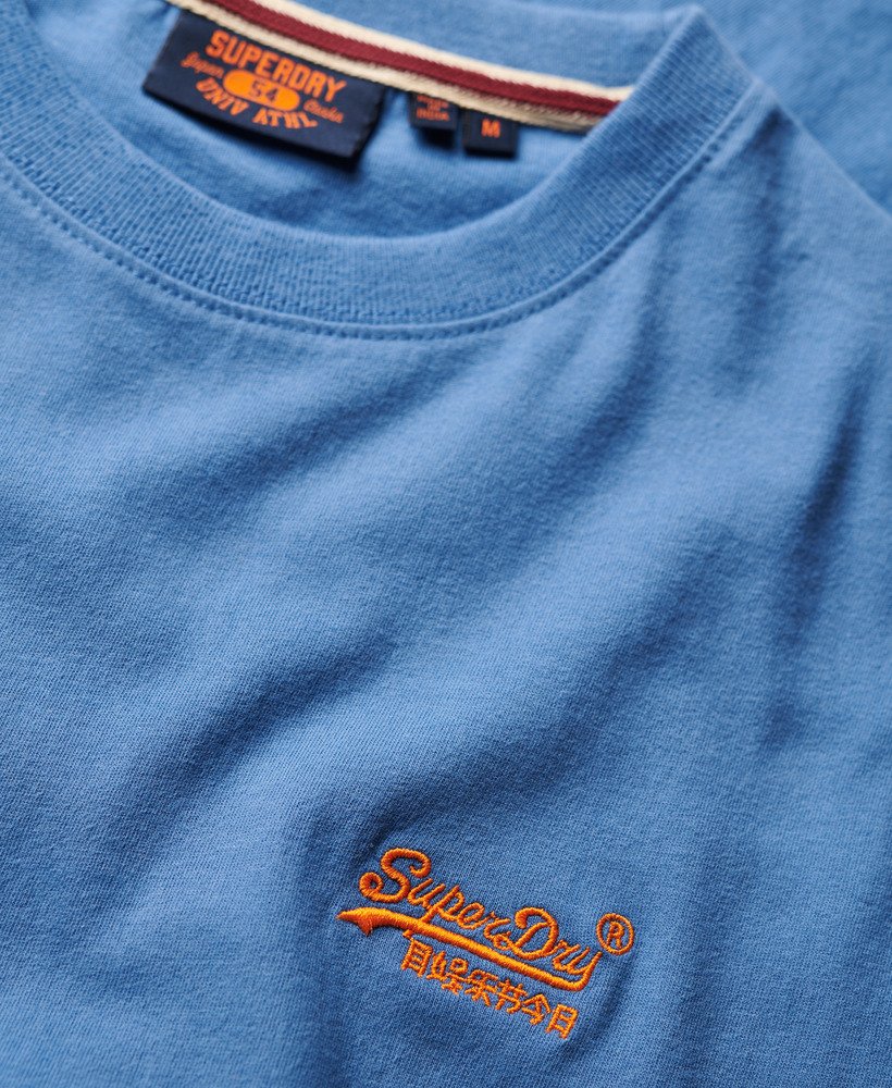 Superdry Organic Cotton Essential Logo T-Shirt Monaco Blue