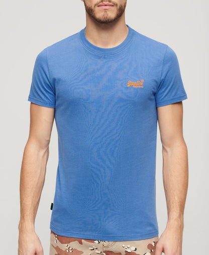 Superdry Organic Cotton Essential Logo T-Shirt Monaco Blue