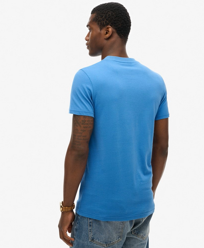 Superdry Organic Cotton Essential Logo T-Shirt Monaco Blue