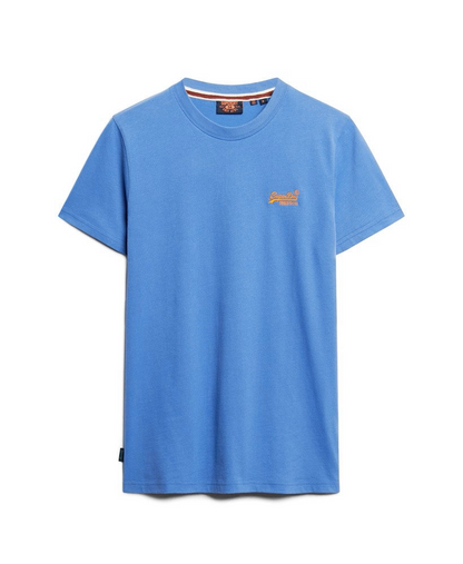 Superdry Organic Cotton Essential Logo T-Shirt Monaco Blue