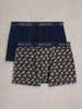 White Stuff Hove 2Pack Boxers Print Plain Navy