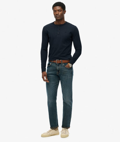 Superdry Classic Essential Grandad Top Eclipse Navy