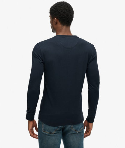 Superdry Classic Essential Grandad Top Eclipse Navy