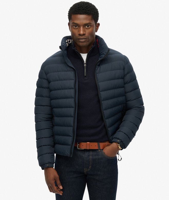 Superdry Fuji Printed Padded Jacket Eclipse Navy Jacket Mens Jacket Superdry Jacket 