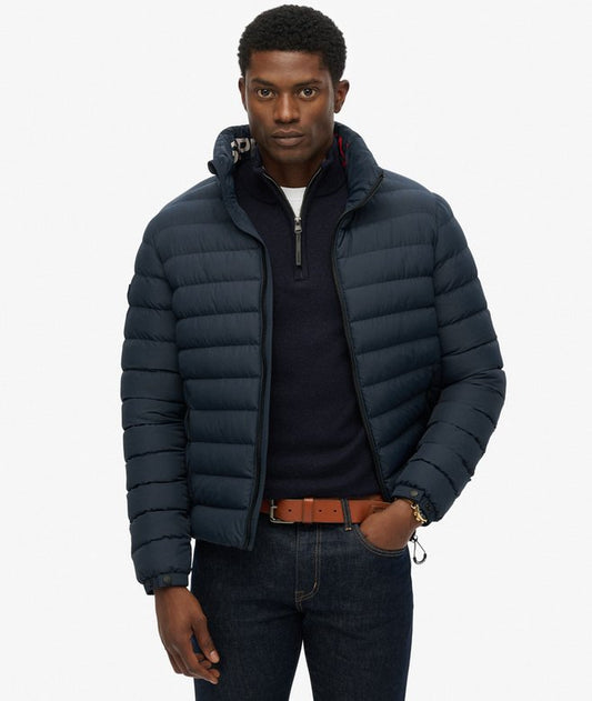 Superdry Fuji Printed Padded Jacket Eclipse Navy Jacket Mens Jacket Superdry Jacket 