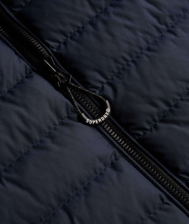Superdry Fuji Printed Padded Jacket Eclipse Navy