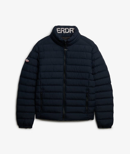 Superdry Fuji Printed Padded Jacket Eclipse Navy