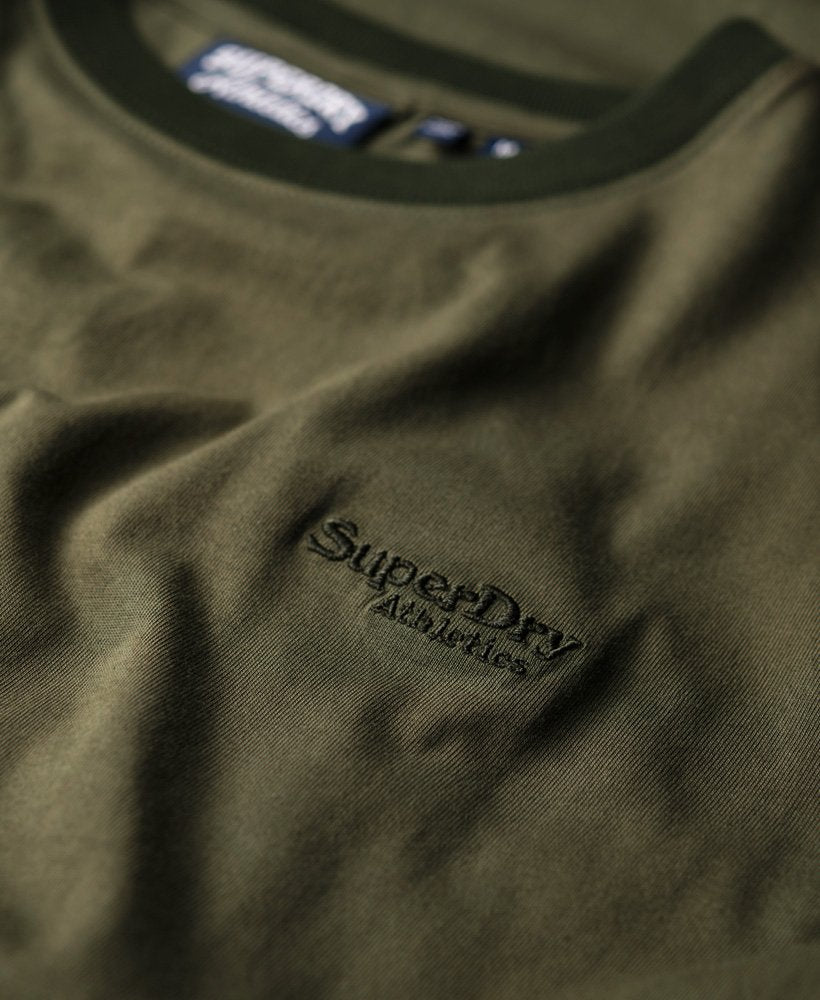 Superdry Essential Logo Retro T-Shirt Olive Night Green/Surplus Goods Olive
