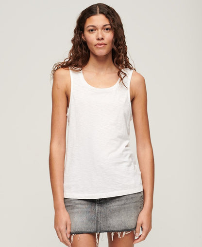 Superdry Scoop Neck Tank Top Optic womens tank top Superdry Clothing  Looking for a soft touch essential?