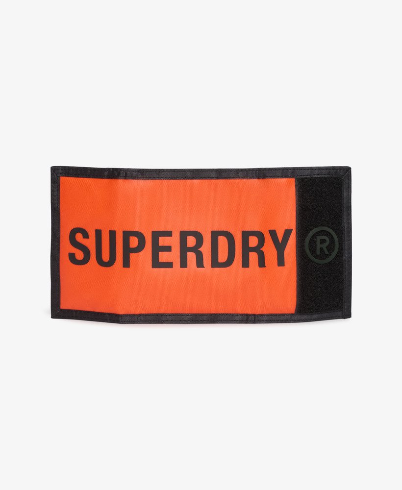 Superdry Tarp Tri-Fold Wallet Bold Orange
