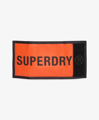 Superdry Tarp Tri-Fold Wallet Bold Orange